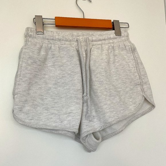 Topshop Light Grey Sweatshort - Picture 1 of 3